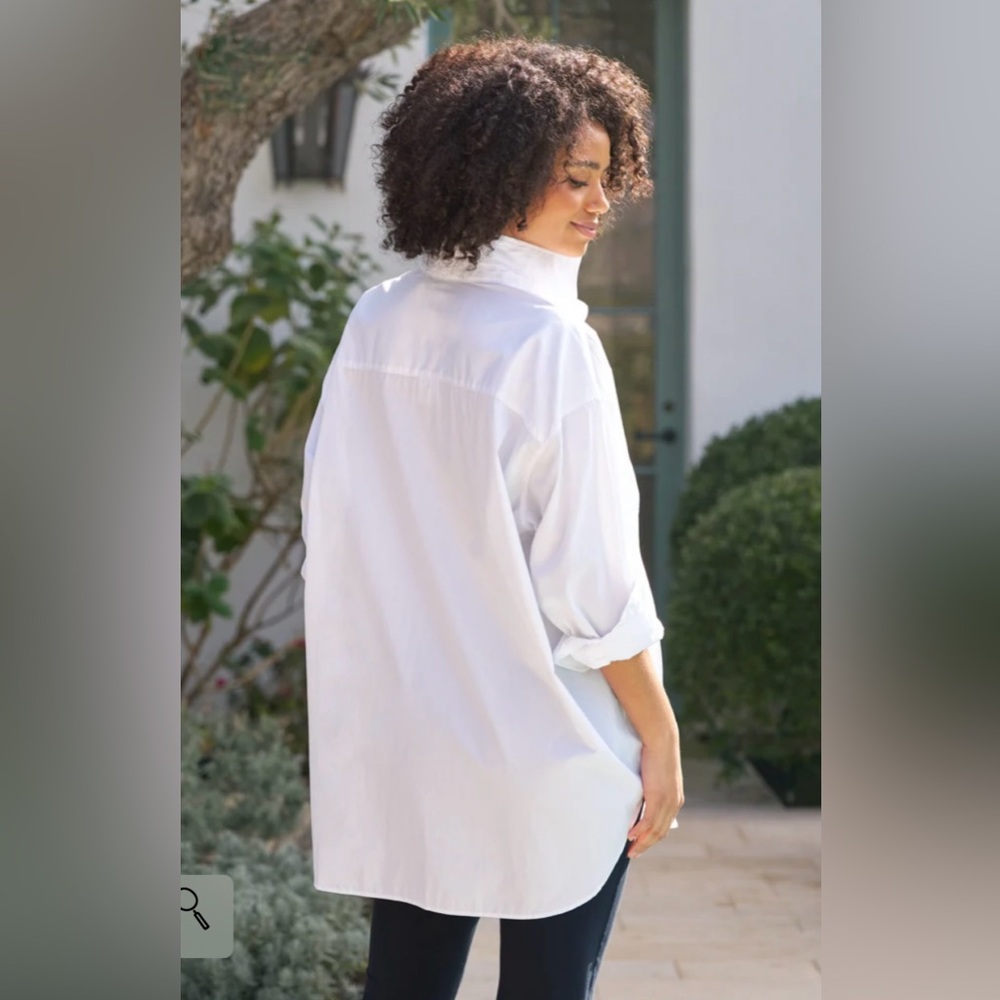 Frank & Eileen White Casual Button Down Shirt - Picture 5 of 6